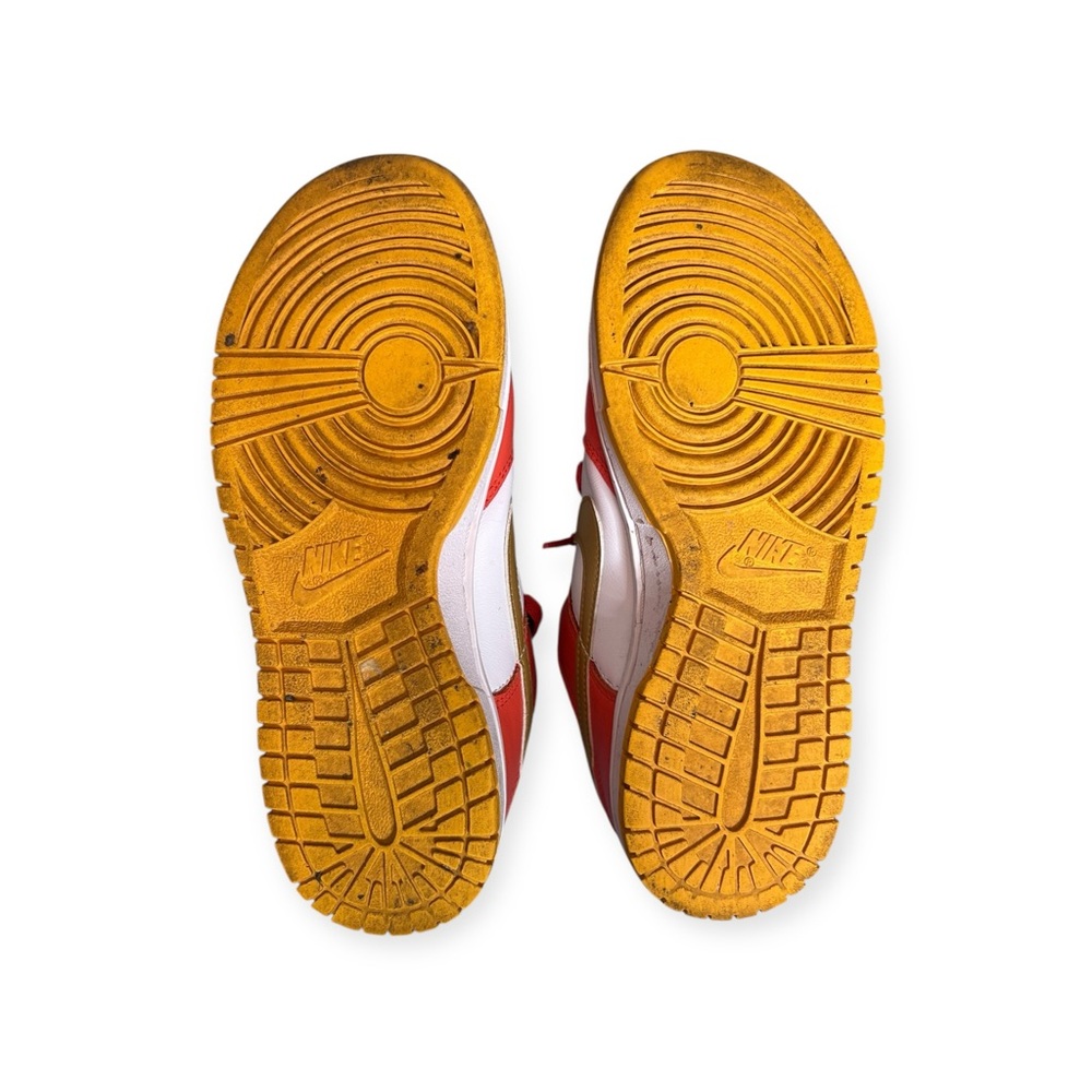 Nike Dunk Low Sneaker “University Gold” - Size 7, Orange/White/Gold - Picture 5 of 9